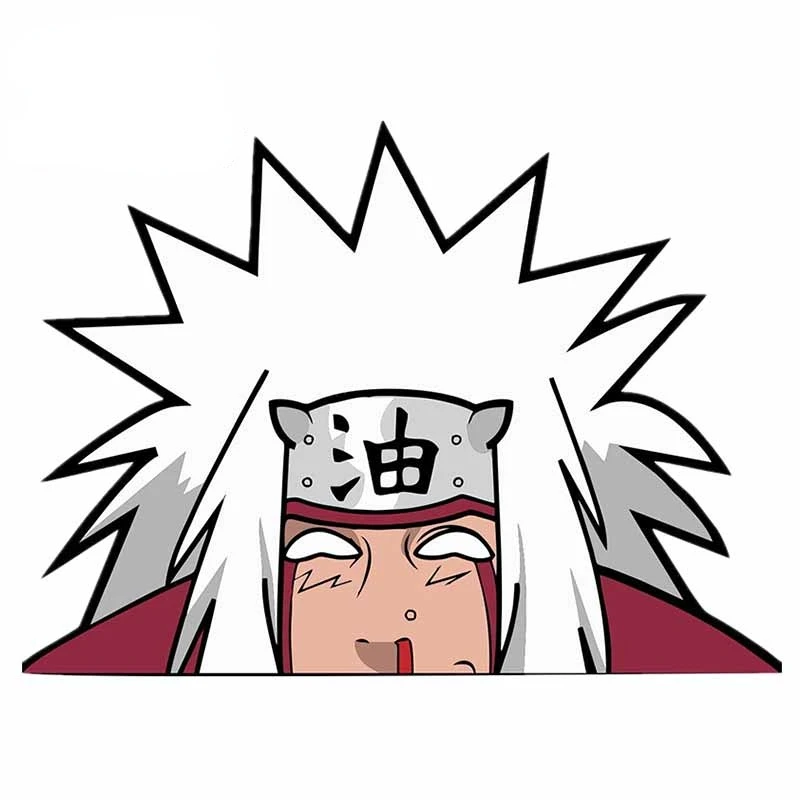 

13 см x 10,5 см для Ninja Jiraiya Peeker Автомобильная наклейка Водонепроницаемая аниме Jiraiya переводная картинка Бампер Окно виниловая автомобильная пл...