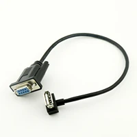 10 inch rs232 db9 female to usb 2 0 a female serial cable adapter converter top
