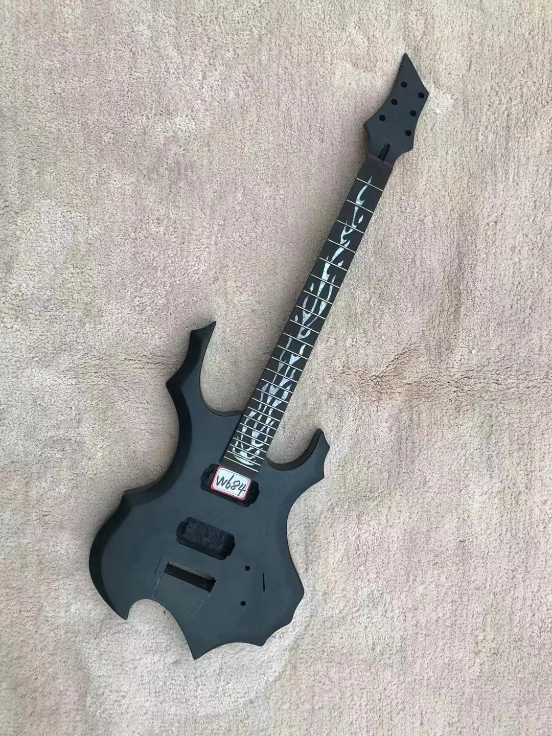 DIY (Not New) Custom Electric Guitar Fire Inlays without Hardwares in Stock Discount Free Shipping W684