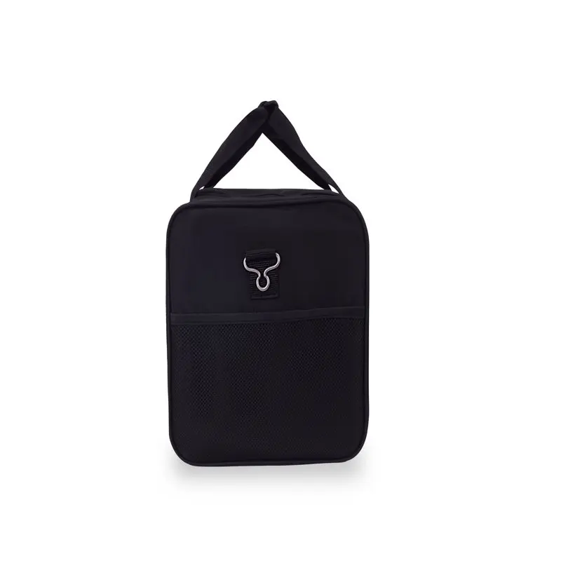 Unisex Sporty Gear Duffel Bag Black