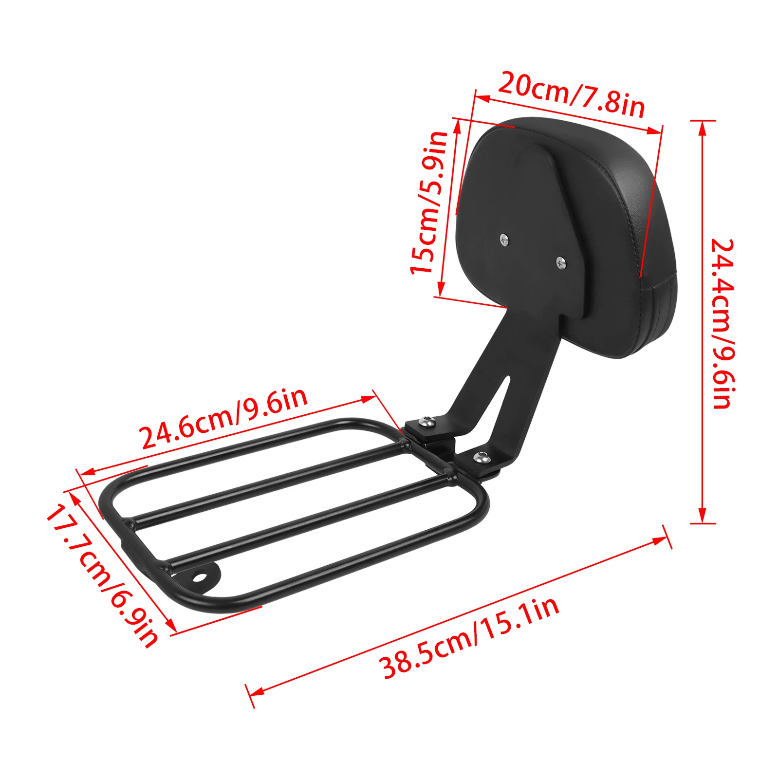 Съемная подставка для заднего пассажирского сиденья мотоцикла sнашу багажная