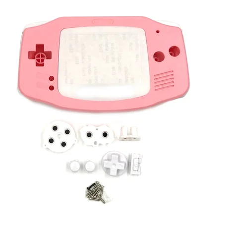 Розовый чехол с полным покрытием IPS для Nintendo Game boy advance GBA