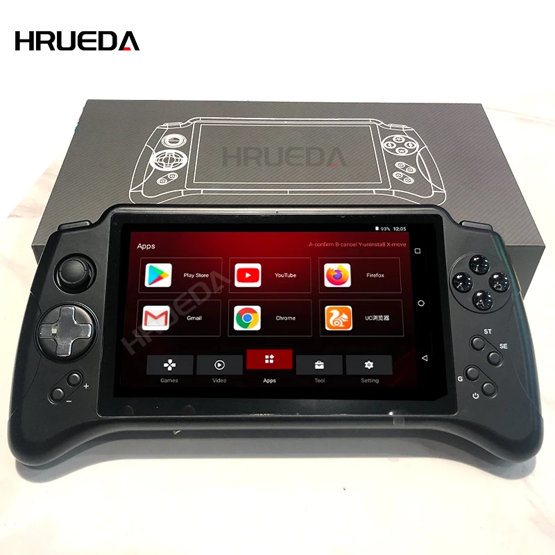 

New Powkiddy X17 Android 7.0 Handheld Game Console 7-inch IPS Touch Screen MTK 8163 Quad Core 2G RAM 32G ROM Retro Game Players