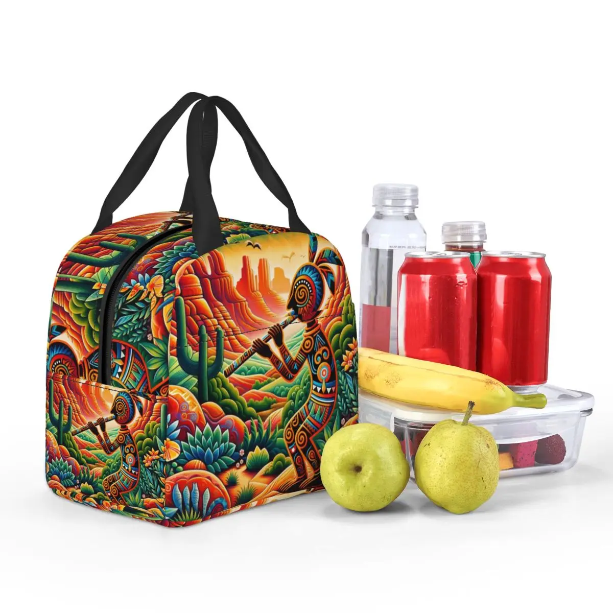 Пользовательский Kokopelli The Flute Player многоразовый ланч-бокс многофункциональный