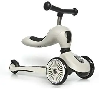 

& Ride - Highwaykick 1 Children Adjustable Seated or Standing 2-in-1 Scooter Including Safety Pad for Tip Prevention - for A