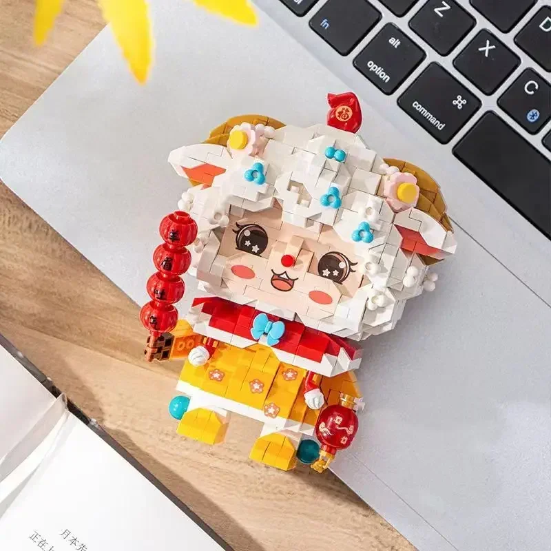 Конструктор из мелких частиц с изображением знаков зодиака