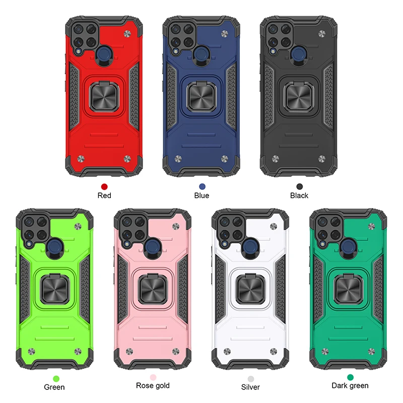 REALME C25S C25 C15 C3 C11 Shockproof Case For OPPO A96 A76 A36 A54S A57 A77 Reno5 Lite Back Cover Realme 9i Find X5 Lite Case