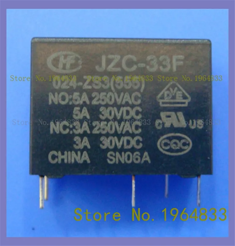 

JZC-33F 024-ZS relay dip-5