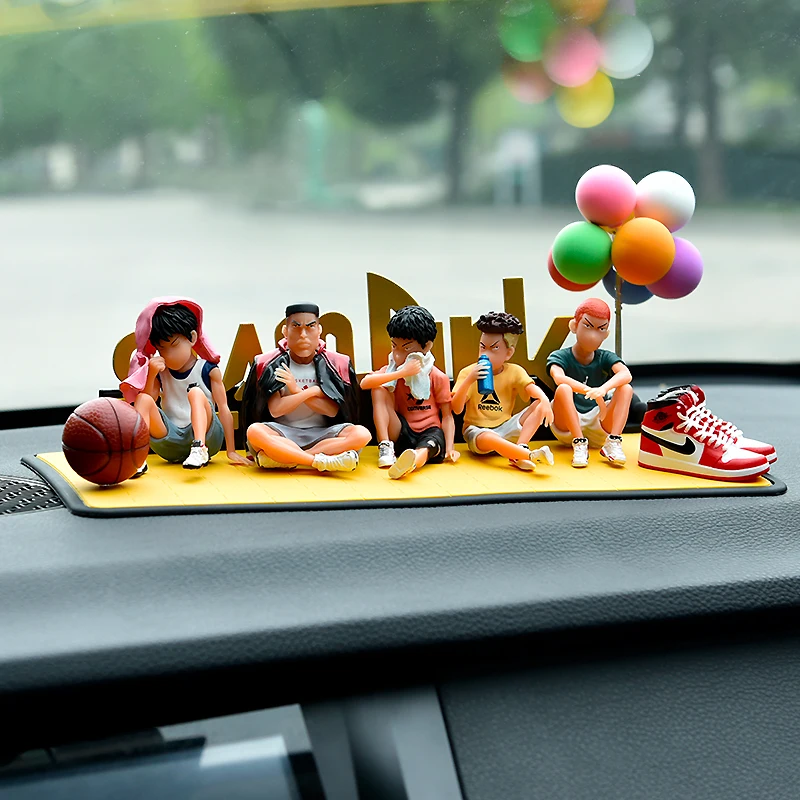 

Car Ornament Car Interior Ornaments Slam Dunk Car Center Console Interior Decoration Decoration Sakuragi Flower Road Figure
