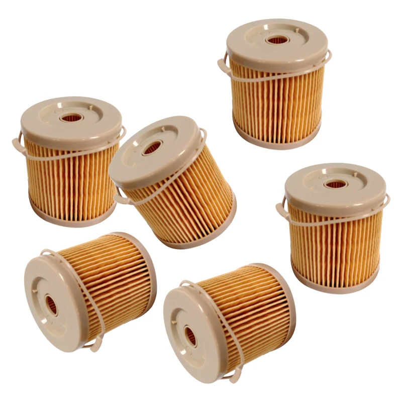 

6Pcs 10 Micron Fuel Filter Element 861014 828897 2010TM-OR Fit for Volvo Penta Diesel Engine 500 Marine Turbine Series