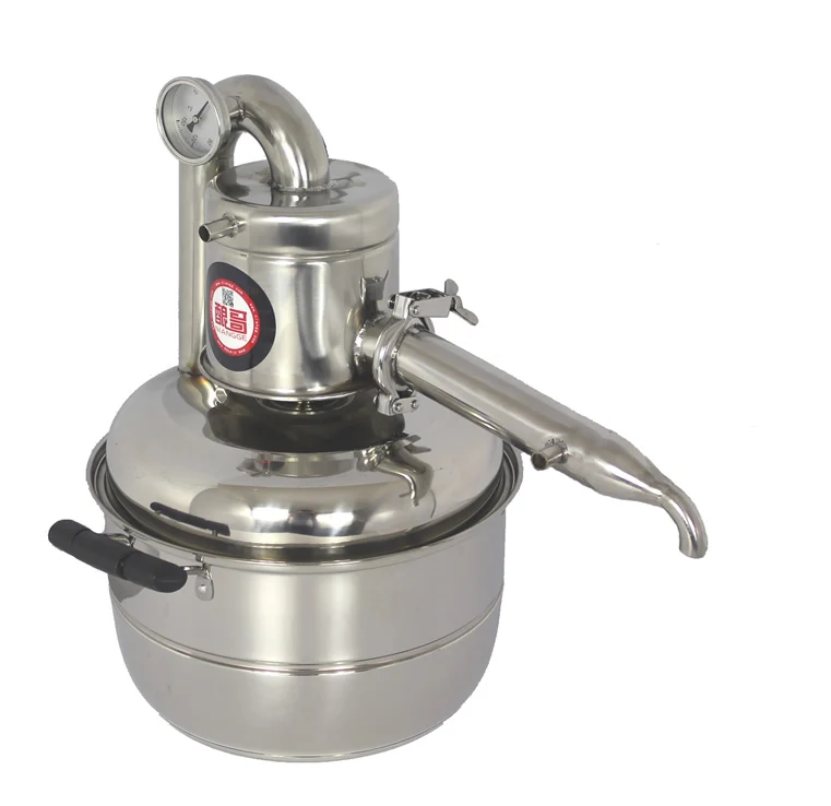 10L upgrade household wine brewing machine Hydrosols machine  liquor brewing equipment distiller wine oil purification machine