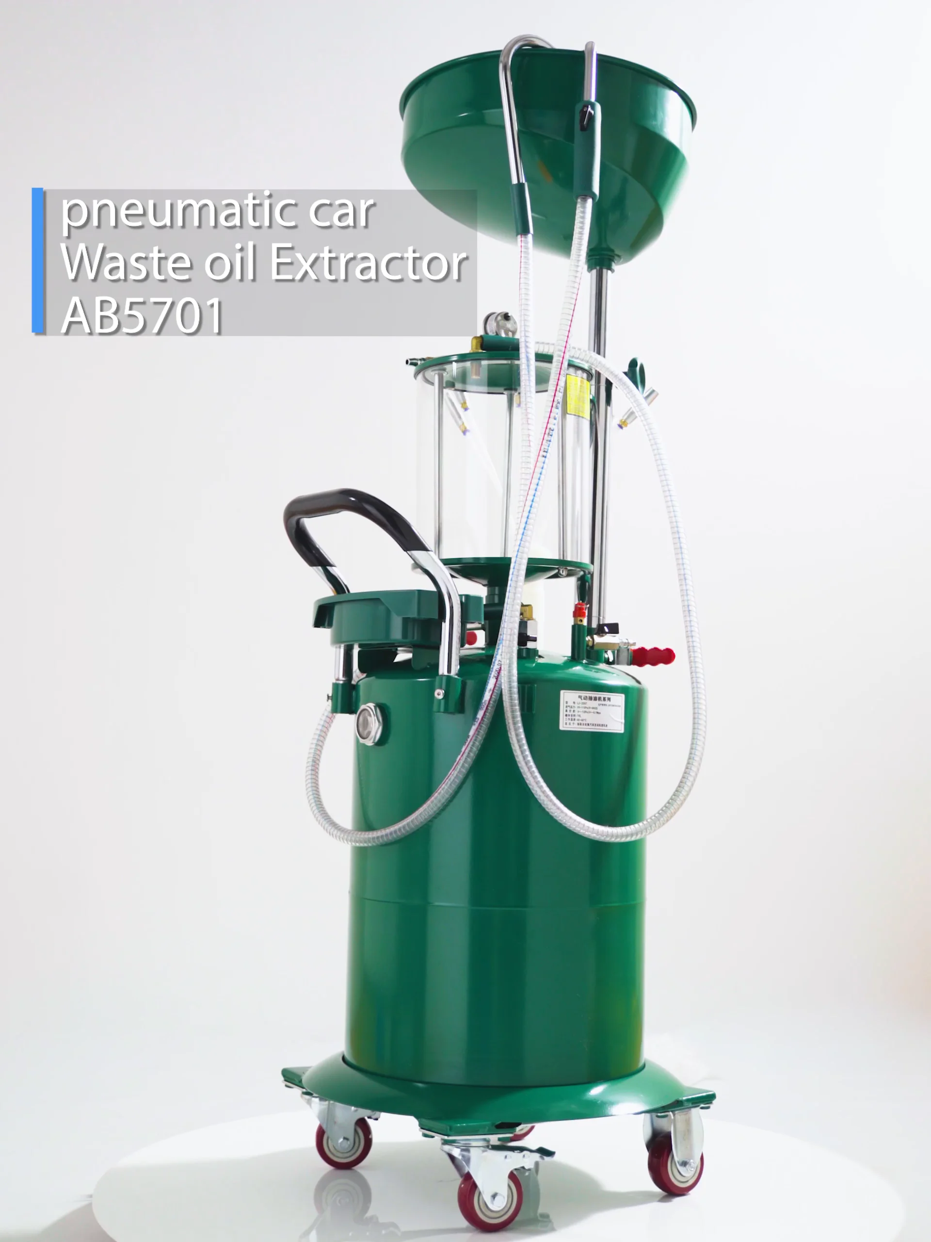 

80L car care vehicle tools auto repair equipment waste oil drainer car repair machine garage tools oil collecting machine