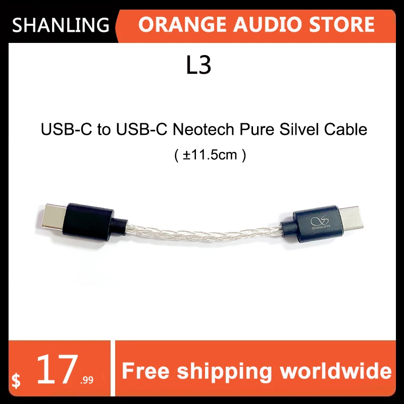 

SHANLING L3 USB-C для Φ Neotech Pure Silvel Cable Audio Lines для UA3/UA5