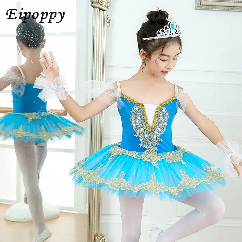 Детское балетное платье одежда для выступлений профессиональная танцевальная