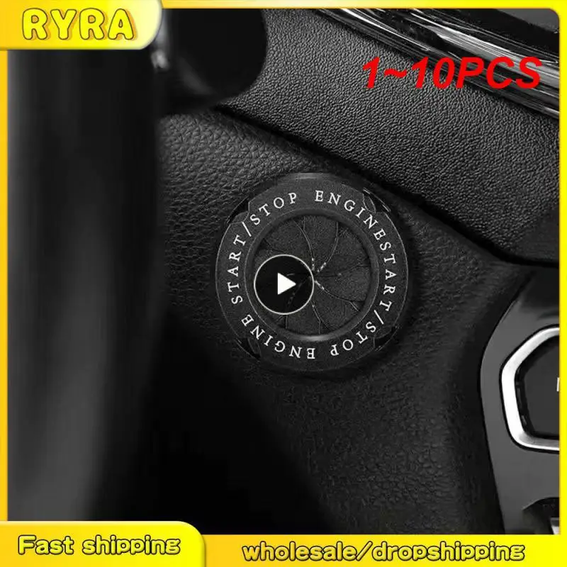 

1-10 шт., поворотная кнопка Зажигания для автомобиля, мотоцикла