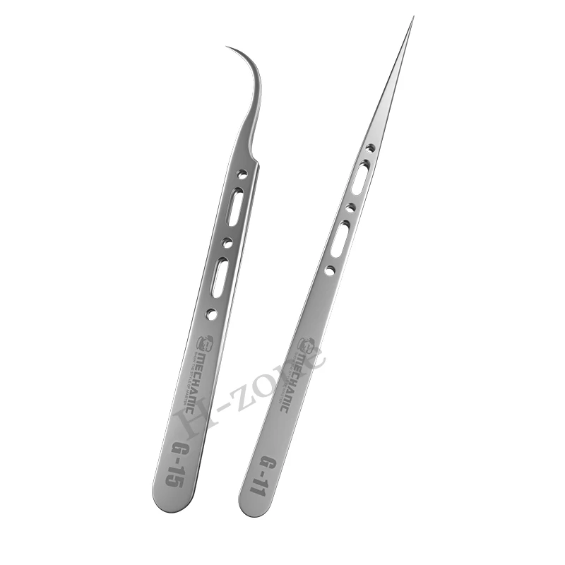 

Механик G 11 G 15 Прецизионные Пинцеты Антимагнитный Инструмент Для Ремонта Мобильных Телефонов Из Углеродистой Стали С Тонки...