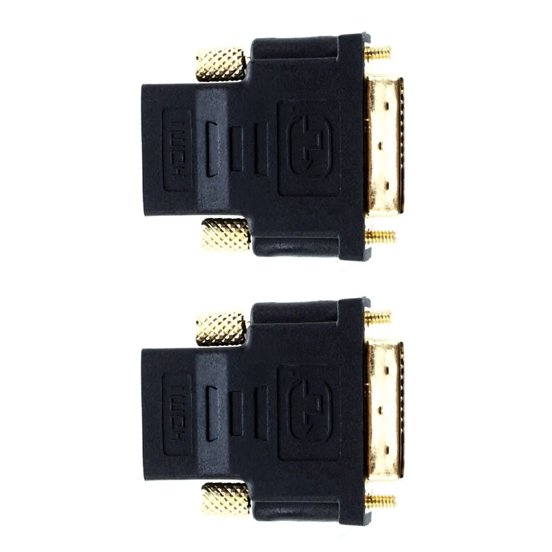 2X DVI To HDMI Conversion Adapter &quotHDMI: Female&quot &quotDVI 24 Pin: Male&quot |