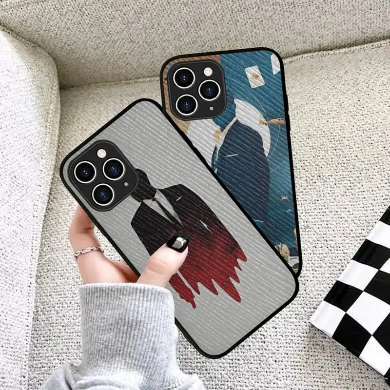 

RuiCaiCa James Bond 007 Phone Case Hard Leather Case for iPhone 11 12 13 Mini Pro Max 8 7 Plus SE 2020 X XR XS Coque