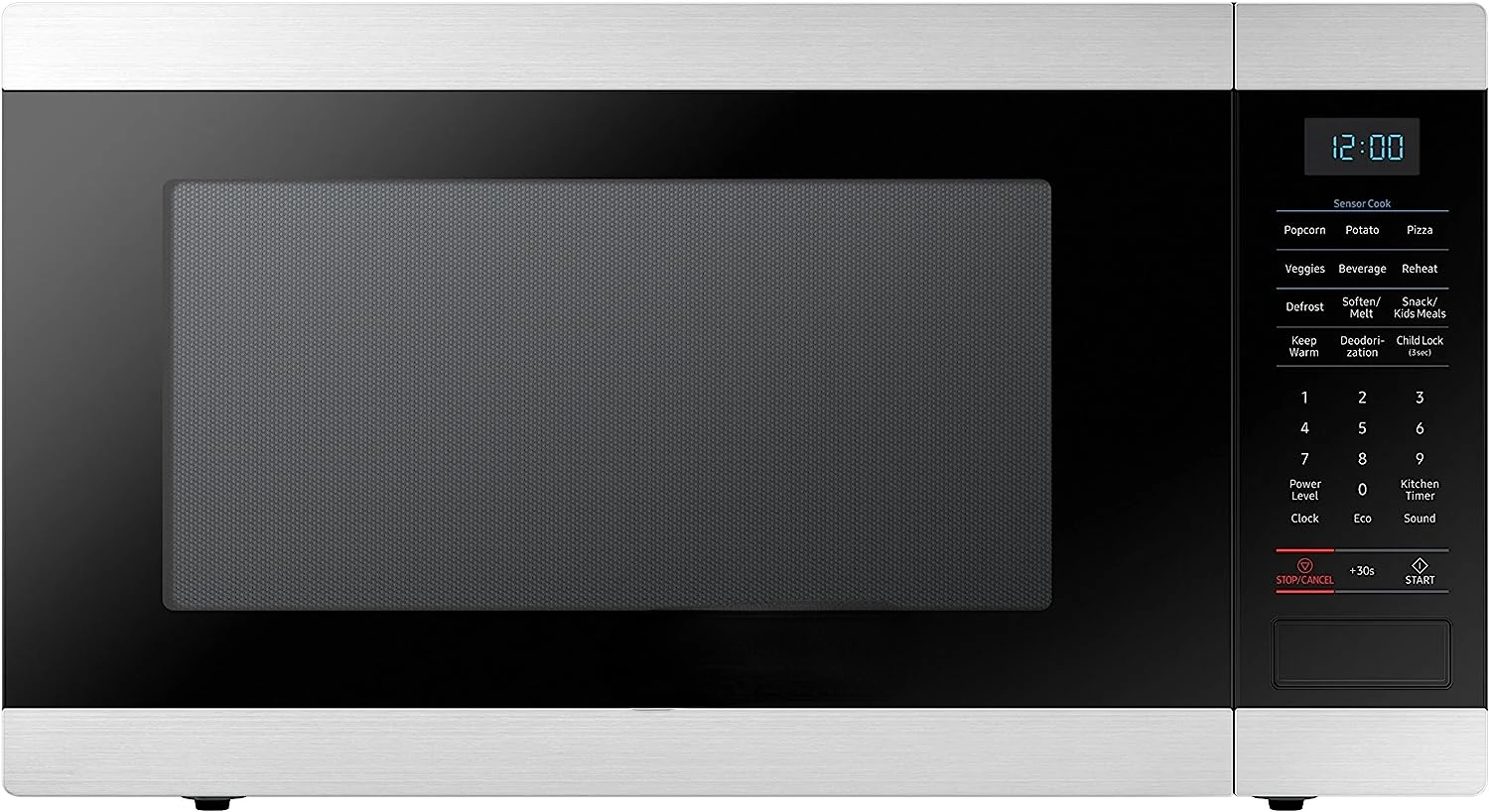 

MS19M8000AS/AA Large Capacity Countertop Microwave Oven with Sensor and Ceramic Enamel Interior, Stainless Steel, 1.9 cubic feet