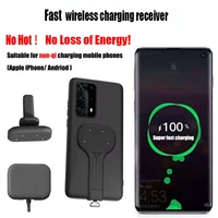 Fast Wireless Charging Receiver Magnetic Wireless Charger Adapter for type iPhone Samsung Xiaomi Huawei OnePlus