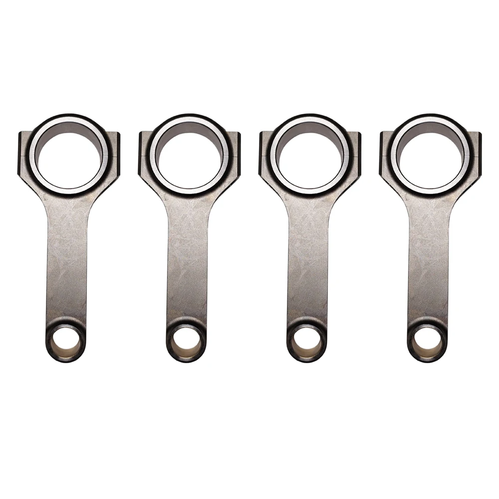 OEM СТАНДАРТНЫЕ АВТОЗАПЧАСТИ ДВИГАТЕЛЯ FORGED 4340 H-BEAM CONNECTING ROD ПОДХОДИТЬ NISSAN SR20 SR20DET SR20DE SR20VE SR20VET НАБОР 4 БЕЗ БОЛТОВ (art.: 3920cf85a46de) - 3920cf85a46de