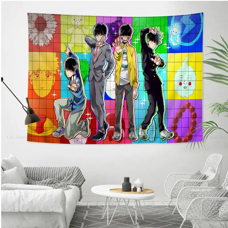 Настенный Гобелен из аниме Mob психоделия 100 для гостиной дома и общежития Decor