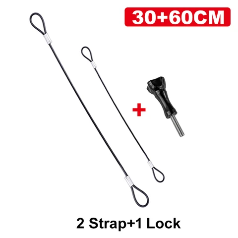 30 см/60 см анти-потерянный трос, страховочный трос, ремешок для ручного подвешивания веревок для GoPro 13 12 11 DJI Osmo Action 5 4 Pocket 3, аксессуар