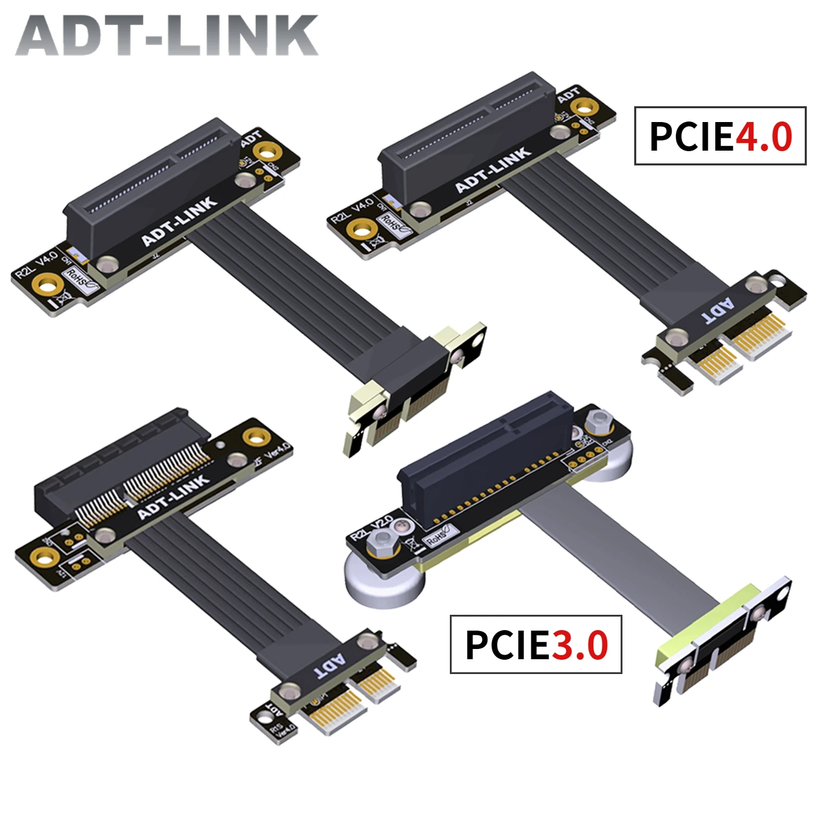 

Адаптер для подключения к PCI 4,0 PCIe 4,0 3,0 1X 4X PCI-E PCI E, шина PCI Express SSD LAN USB, карта расширения PCIE X1 на X4, Удлинительный кабель