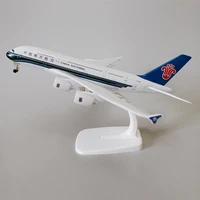 1820cm alloy metal air china southern airlines airbus 380 a380 airways airplane model plane model diecast aircraft w wheels