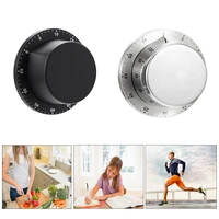 mechanical manual stainless steel kitchen timer with magnetic base cooking timer alarm clock countdown study fitness timer tools