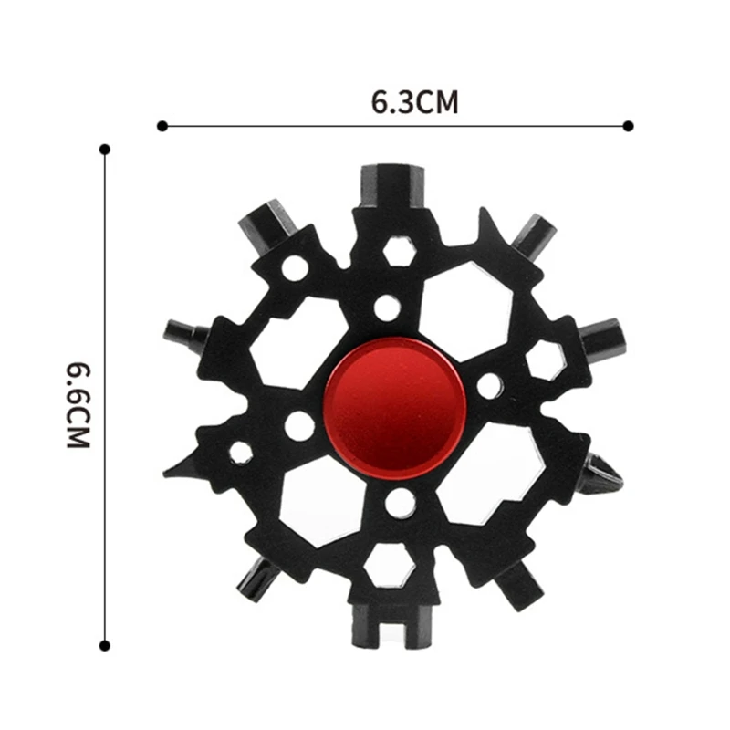 23 в 1 гаечный ключ со снежинками используемый для фиксации сноуборда