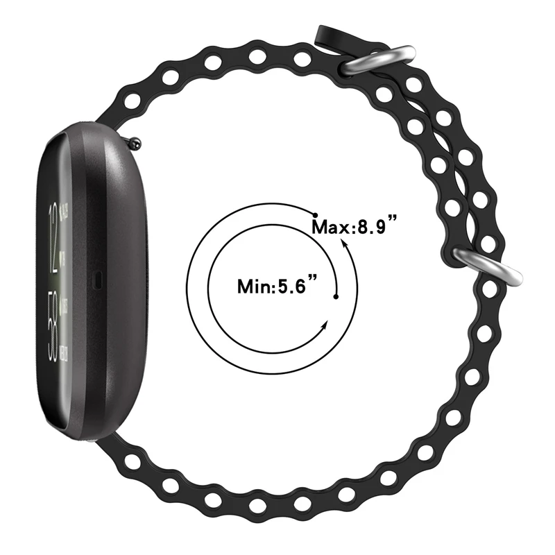 Ocean Silicone Strap For Fitbit Versa 4 3 Smartwatch Band Replaceable Belts For Fitbit Fit Bit Versa 4 Sense 2 1 Correa Belts