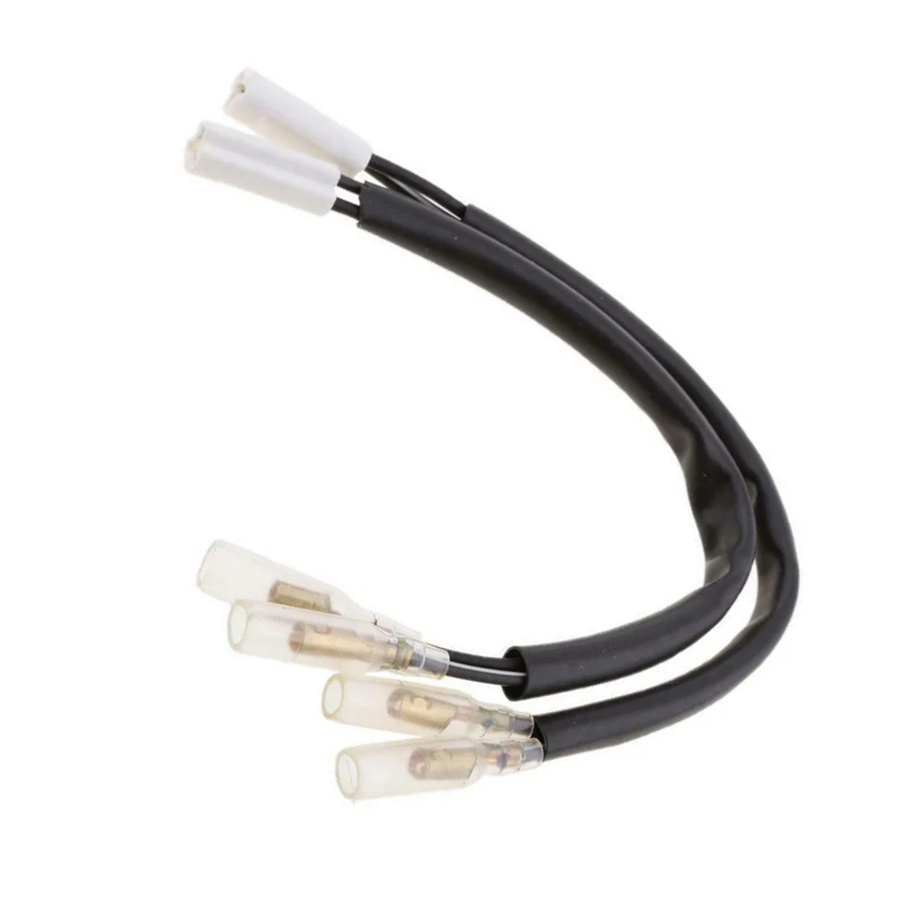 

2PCS Turn Signal Adapter Cable 20cm Rubber Turn Signal Adapter Cable Connector For FZ1 FZ6 FZ6R FZ8 XJ6 High Quality