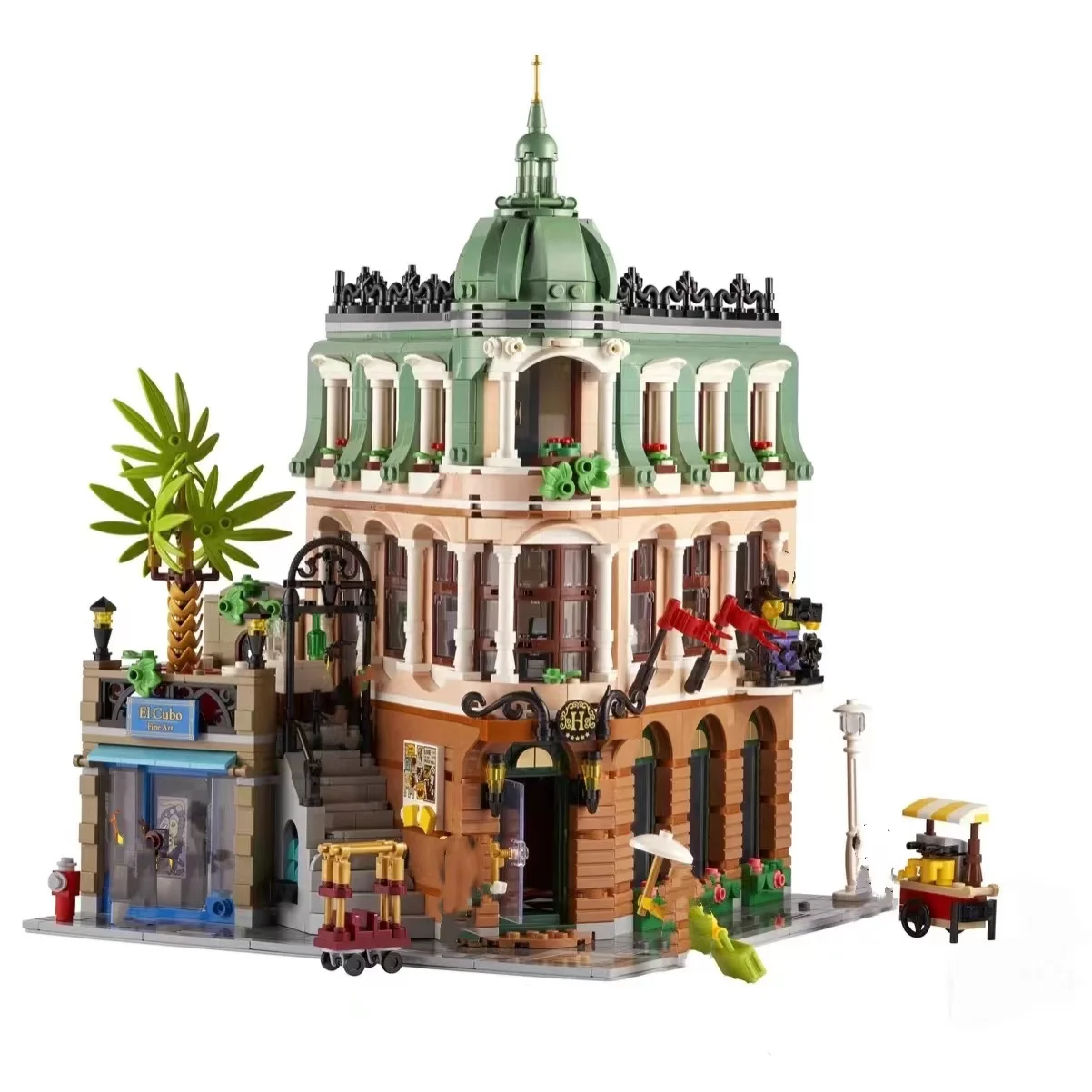 

Modular House Series Building Boutique Hotel Model Fit 10297 MOC Expert City Blocks Bricks Children Birthday Christmas Gifts