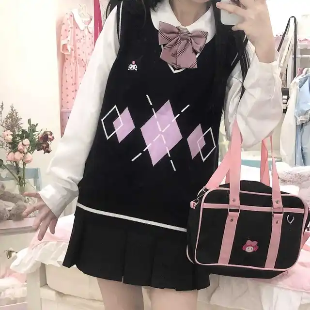 Oversized Harajuku Knitted Vest 6