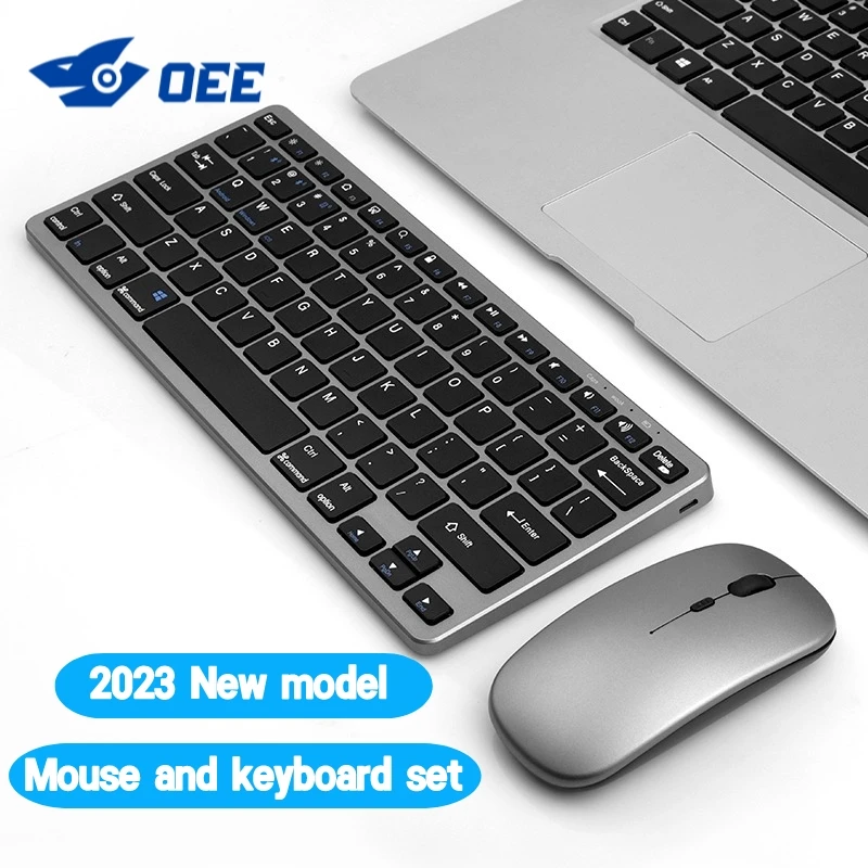 

OEE Wireless Bluetooth5.0&2.4g Mouse And Keyboard Kit Combination Supports Android/windows/mac Laptops Ipads Macbook