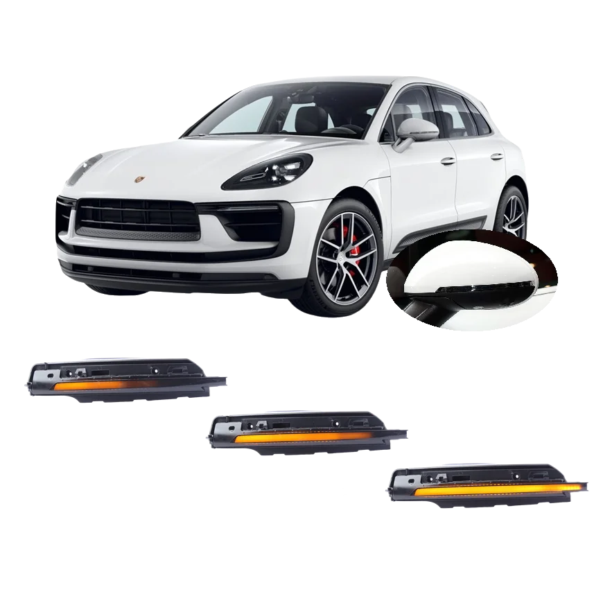 Для Porsche Macan GTS S Turbo 2.0T 2014-2023 светодиодный динамический поворотник бокового