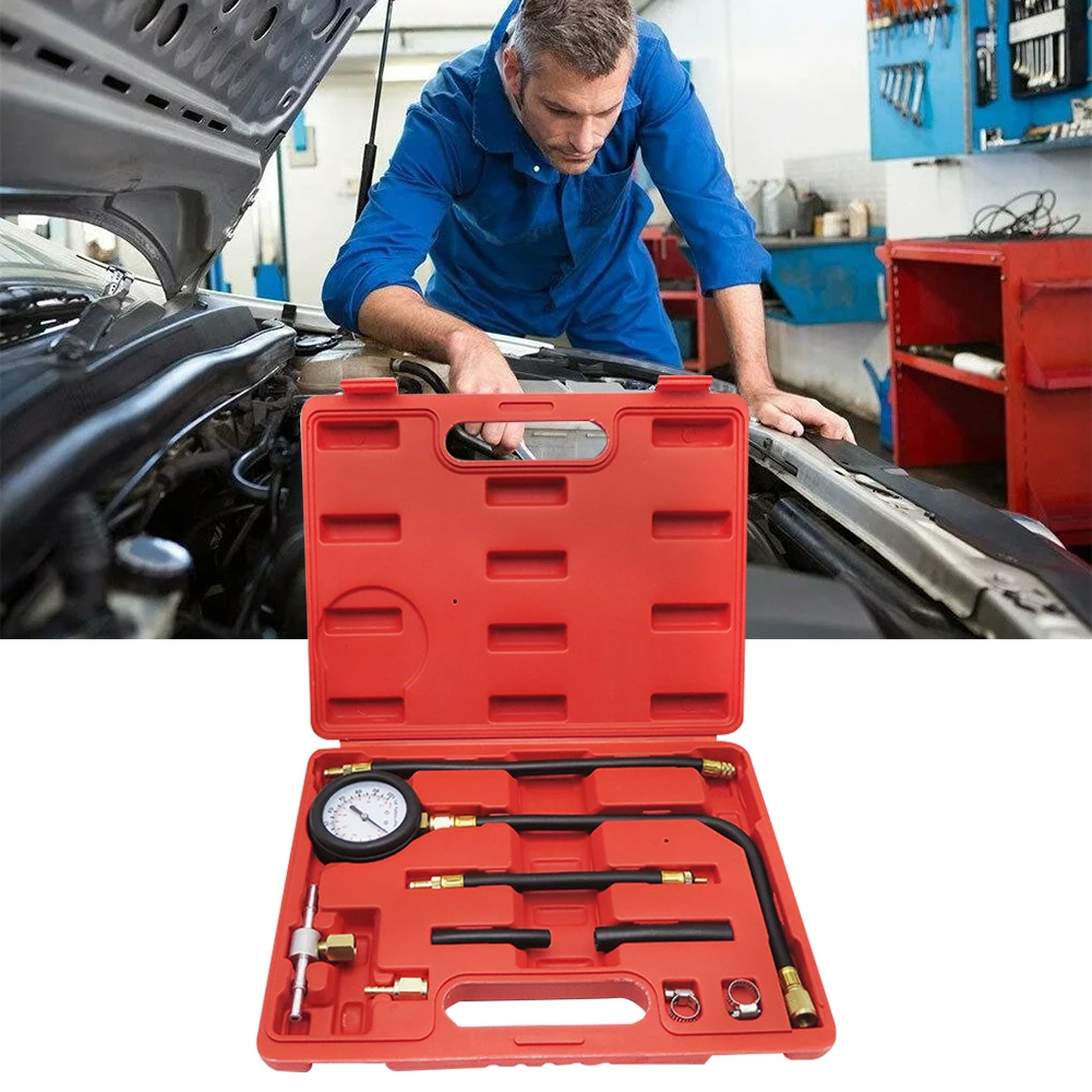 Комплект манометров для измерения давления топлива 0-100PSI набор инструментов