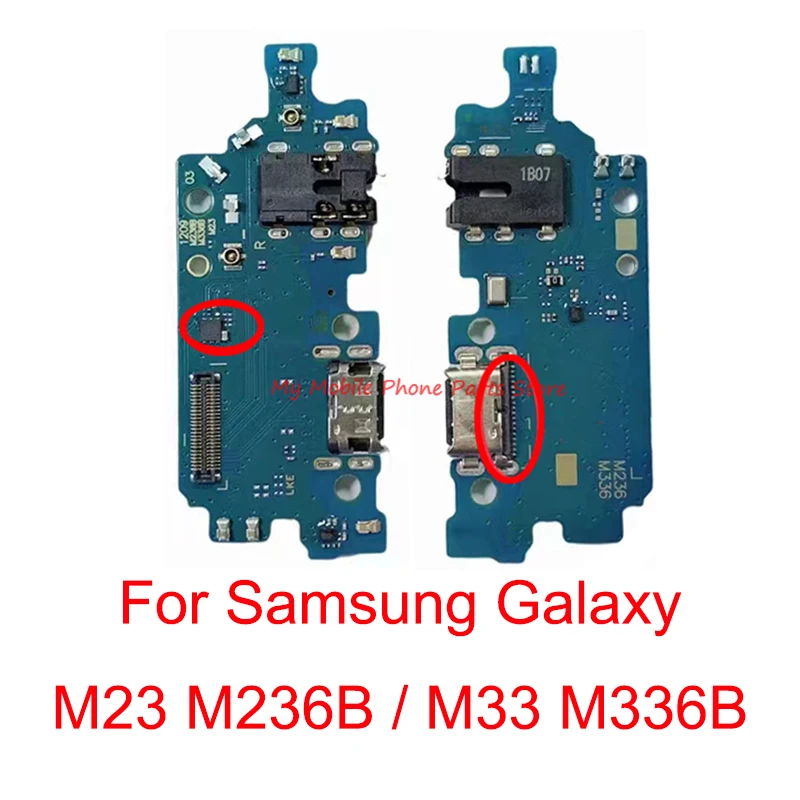 

AAAAA Quality USB Charging Dock Port Board Flex Cable For Samsung Galaxy M23 M236 5G M33 M336 M336B Charge Port With Waterproof