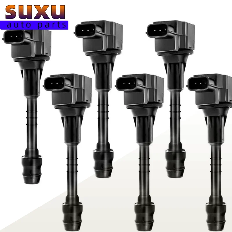 

6 PCS Ignition coil 22448-JN10A 22448JN10A For Nissan Murano Teana Altima Cube Rogue Versa Sentra Infiniti