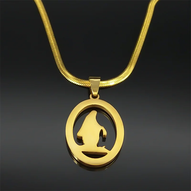 Дева Мария бриллиант ювелирные изделия для женщин и мужчин из нержавеющей стали