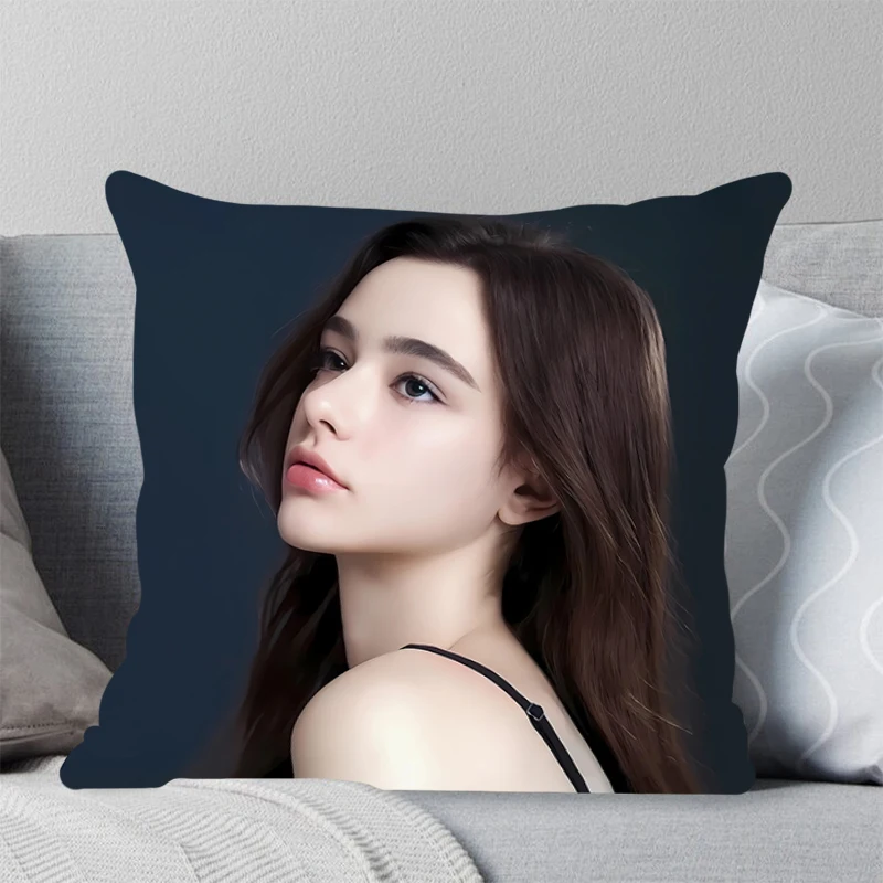 Квадратный Чехол Для Подушки Из Полиэстера Гостиной Автомобиля Ресторана Декор