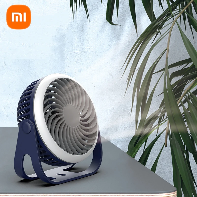 

Xiaomi USB Rechargeable Camping Fan with LED Lantern 2000mAh Operated 3 Speed Hanging Fan for Travel Home