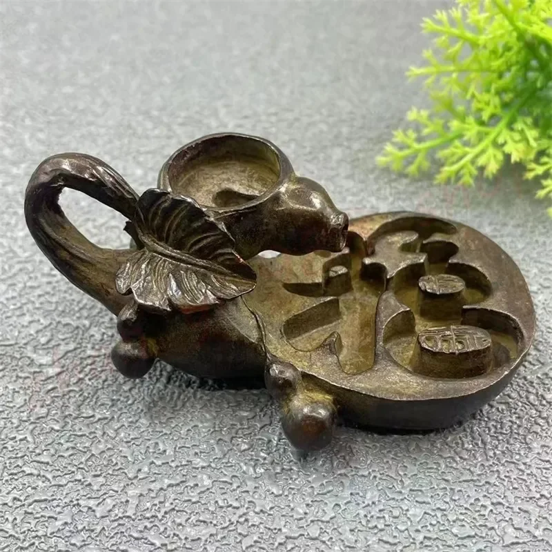 

​Old copper,good luck has come,Fuzi,incense burner,auspicious decorations,exquisite office and living room decoration decoration