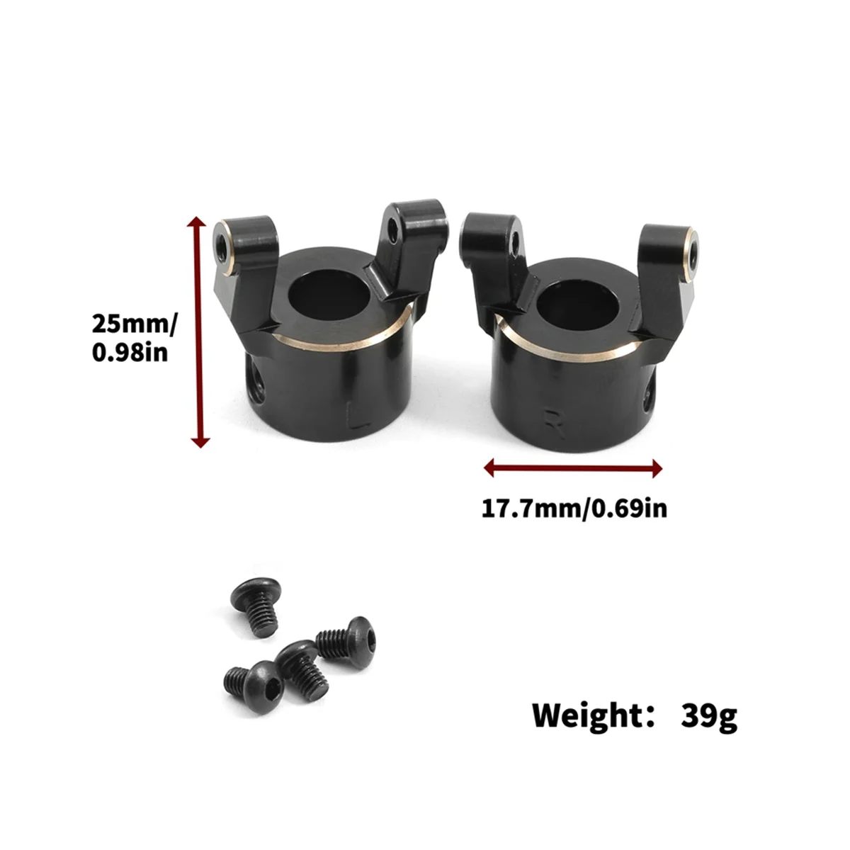 1 пара для 1/10 моделируемой модели автомобиля Axial scx10pro Seat AXI03028 рамка Br C