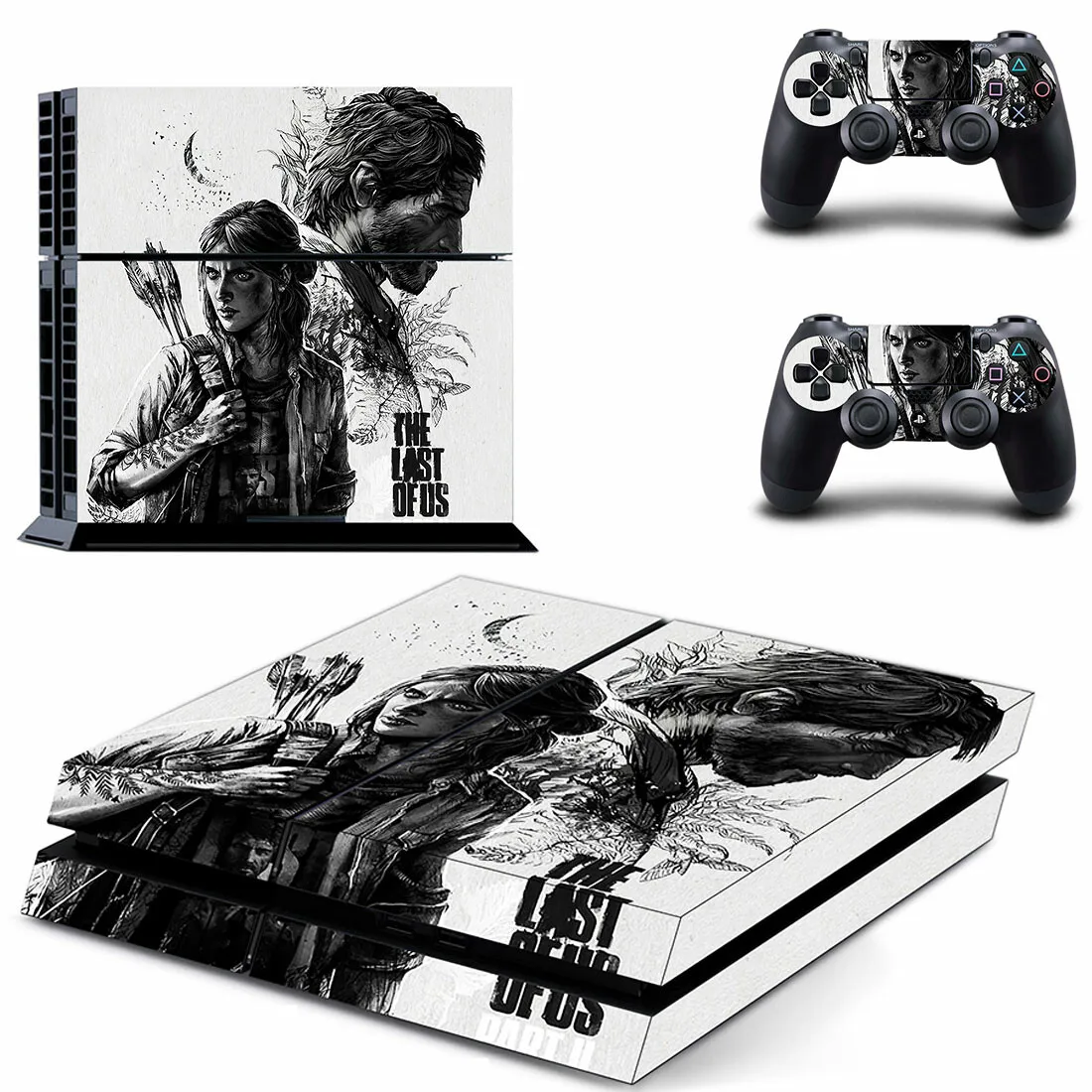 

The Last of Us Ellie Joel PS4 Skin Sticker Decal Cover Protector For Console and Controller Skins Vinyl