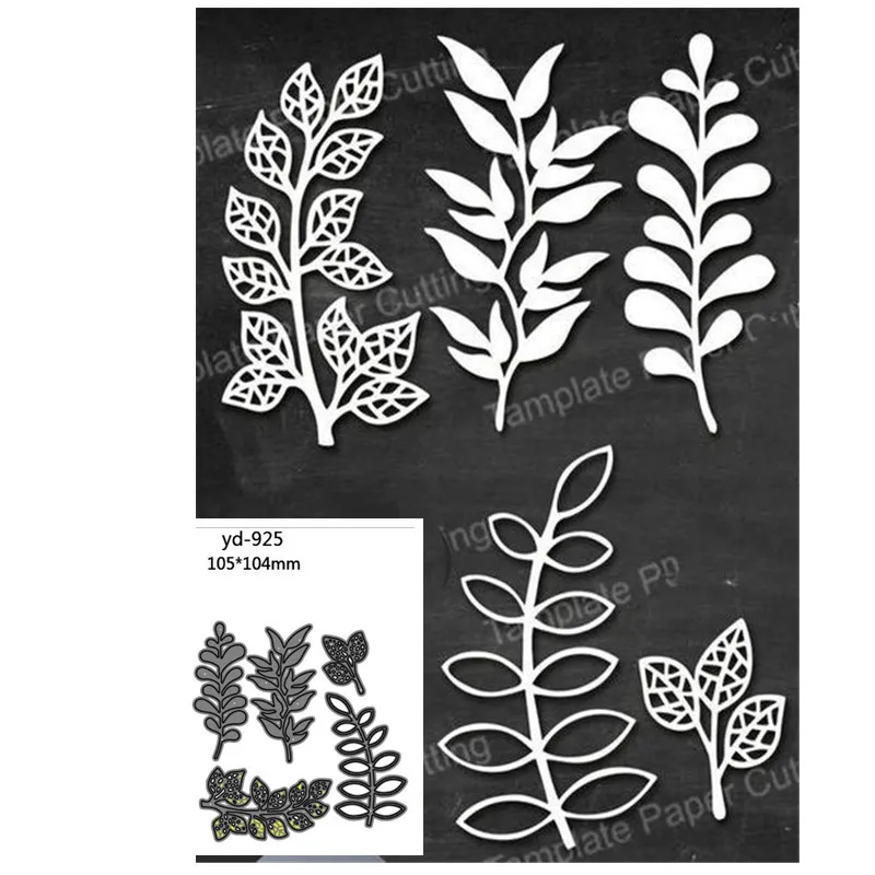 Металлические штампы для резки украшение листьев скрапбукинга бумаги рукоделия