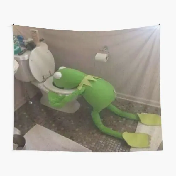 

Гобелен Kermit вечерние, подвесное одеяло, цветной коврик для йоги, спальни, красивое декоративное полотенце для гостиной и дома