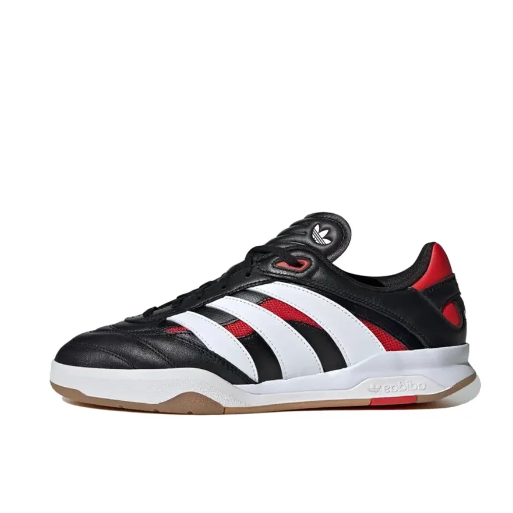 Фото Adidas PREDATOR MUNDIAL Удобные амортизирующие повседневные кроссовки Мужская и женская спортивная обувь Черный Белый цвет №1