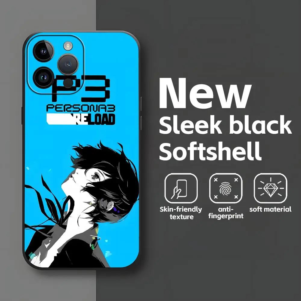 Фото Чехол для телефона Game Persona 3 R-Reload для iPhone 17e, 17, 16e, 16, 15, 14, 13, 12, 11 Pro Max, Mini, X, XR, XS Max, Air, Plus – Мягкий силиконовый чехол №2
